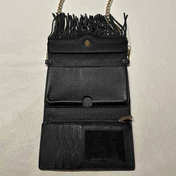 Rebecca Minkoff Finn Leather Mini Cross Body Bag, Black - Picture 3 of 10